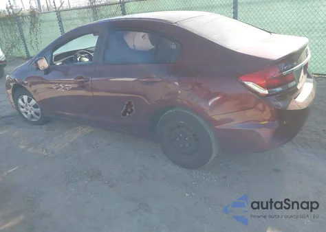 2014 Honda Civic Lx z USA, uszkodzony, nr VIN 2HGFB2F55EH523327